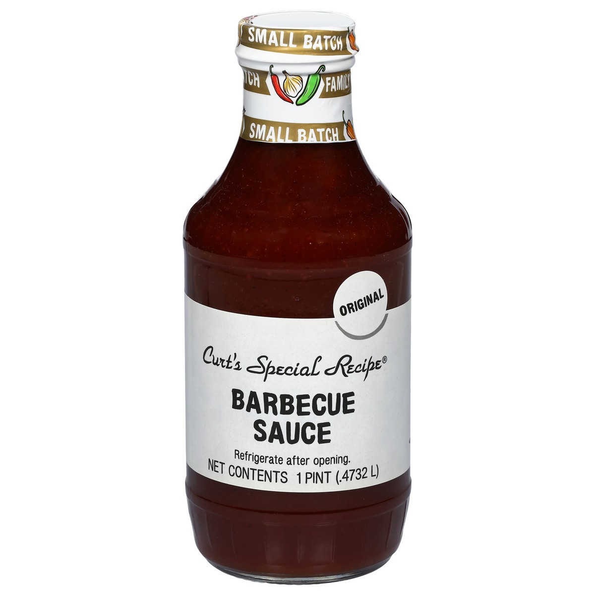 slide 1 of 2, Curts Special Recipe Barbecue Sauce 1 pt, 1 pint