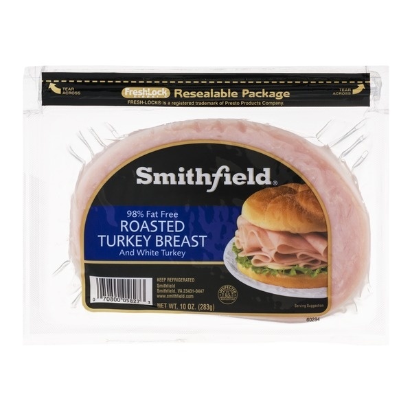 slide 1 of 1, Smithfield Roasted Turkey Breast, 10 oz