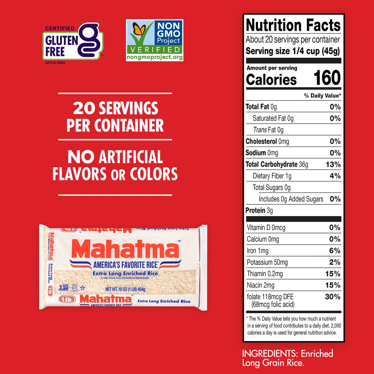 slide 5 of 5, Mahatma Rice, 16 oz