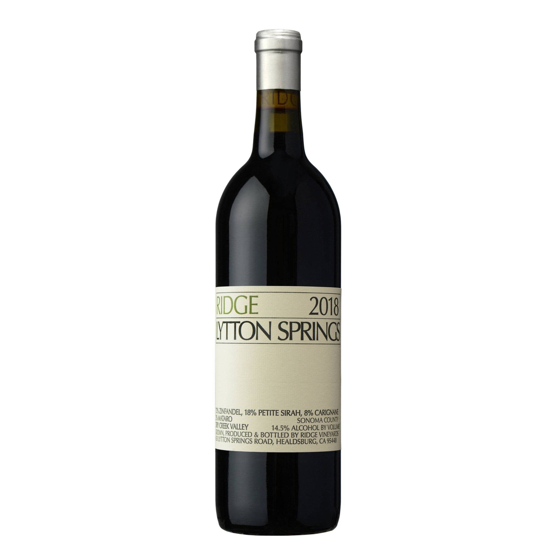 slide 1 of 1, Ridge Vineyards Ridge Lytton Springs Zinfandel Red Wine Bottle, 750 ml