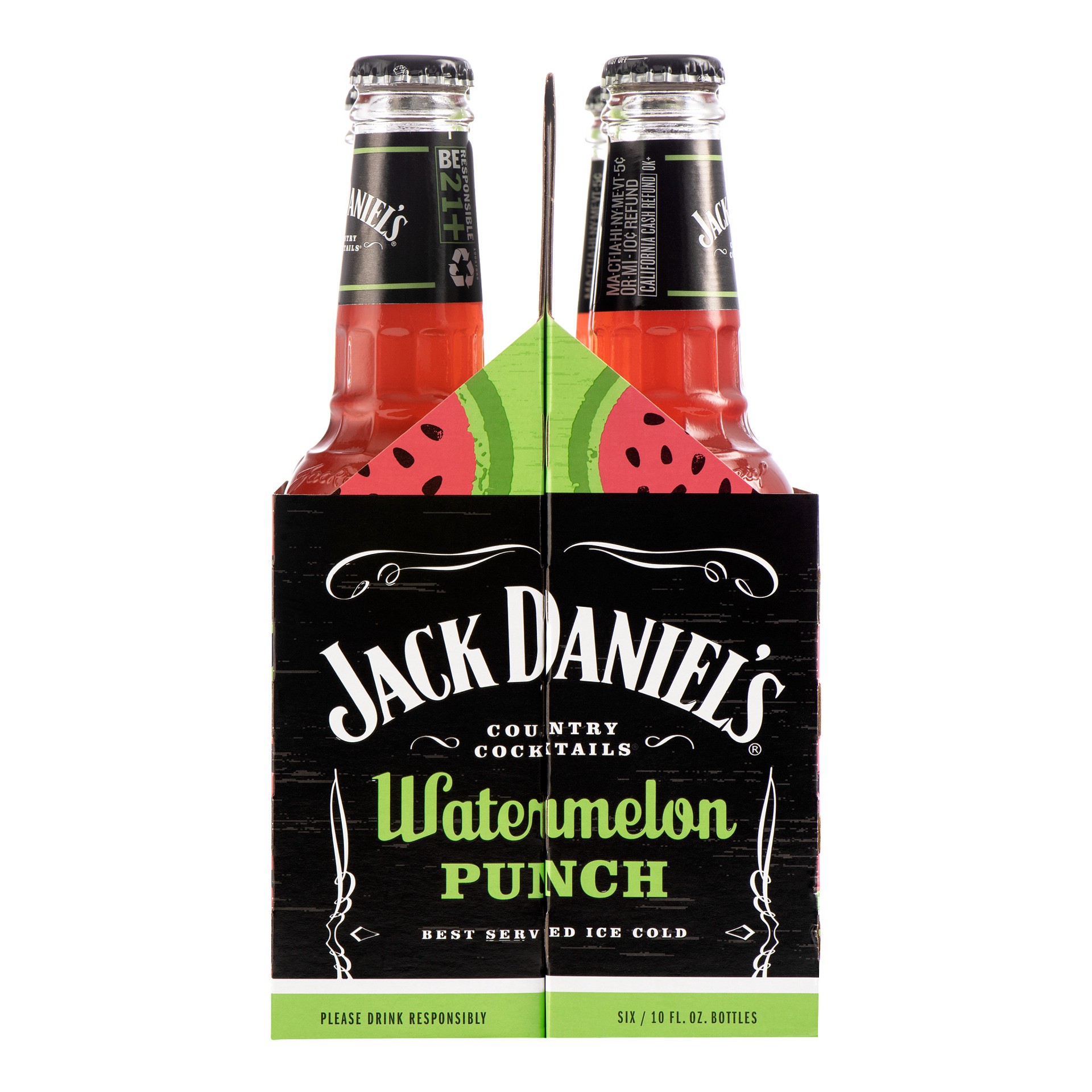 slide 3 of 10, Jack Daniel's Watermelon Punch, 6 ct; 10 oz