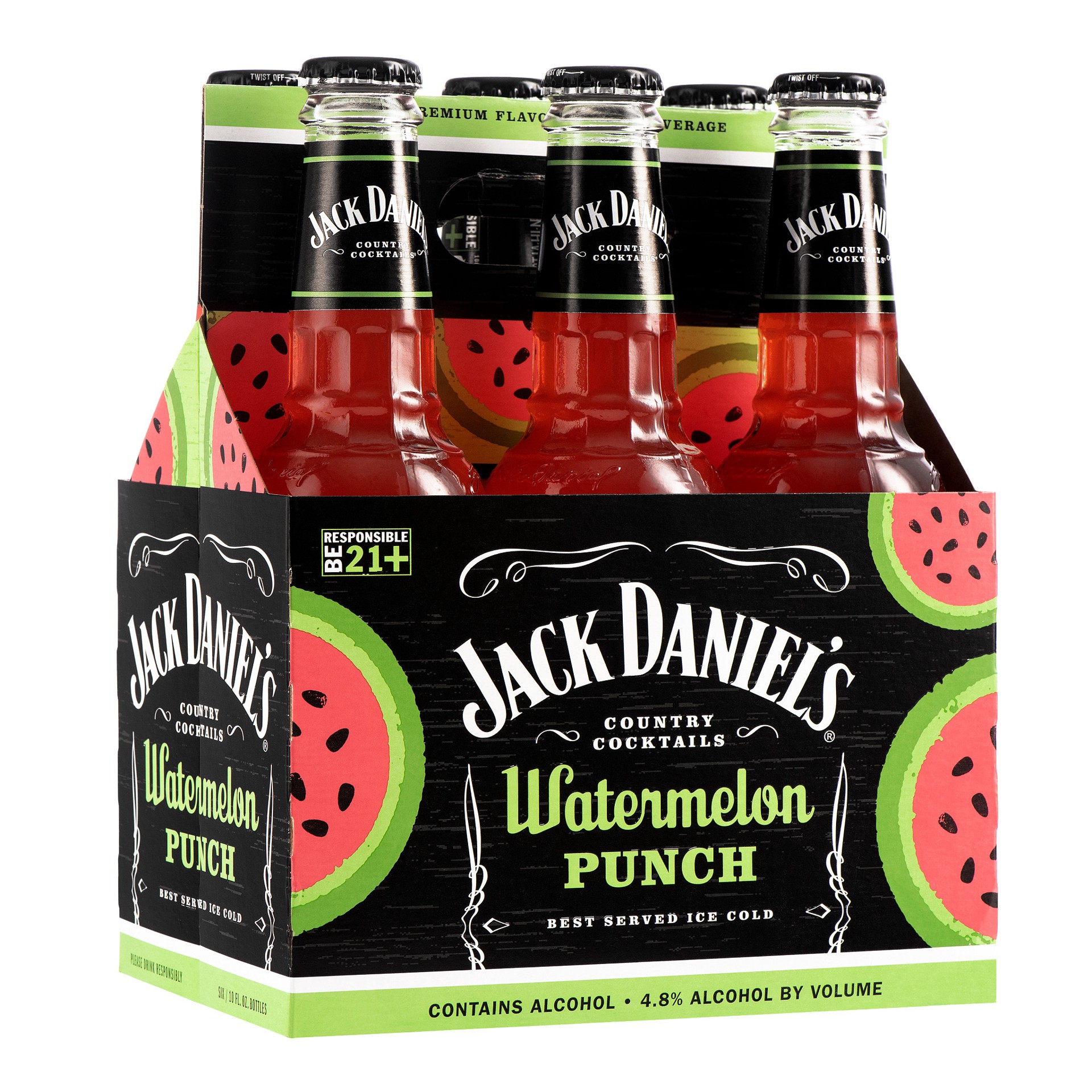 slide 4 of 10, Jack Daniel's Watermelon Punch, 6 ct; 10 oz