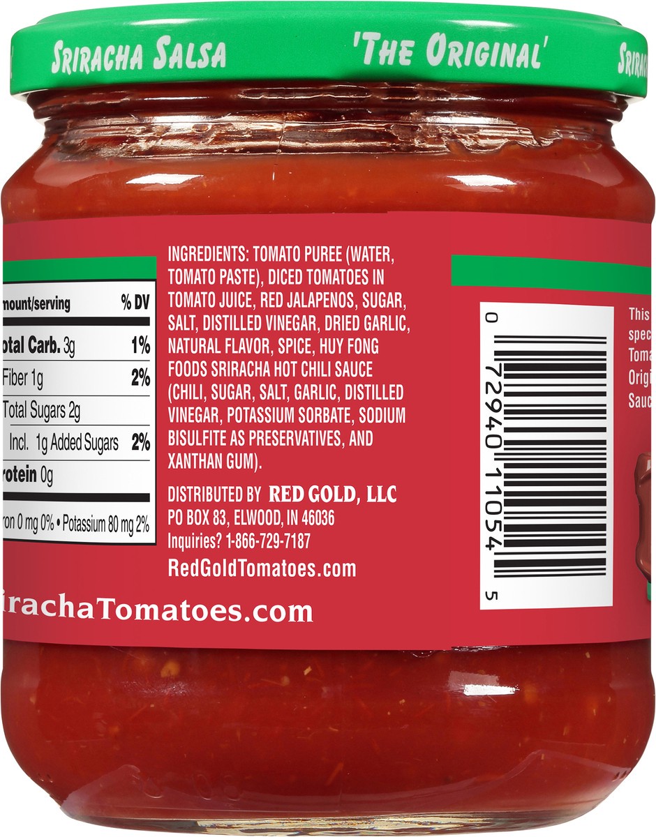 slide 9 of 11, Red Gold Huy Fong Sriracha Medium Salsa, 15.5 oz