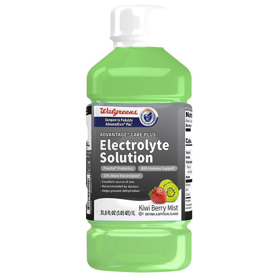 slide 1 of 5, Walgreens Oral Electrolytes Kiwi Berry Mist, 33.8 fl oz