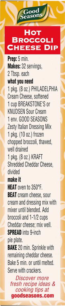 slide 5 of 9, Good Seasons Zesty Italian Dressing & Recipe Seasoning Mix, 4 ct Packets, 4 ct