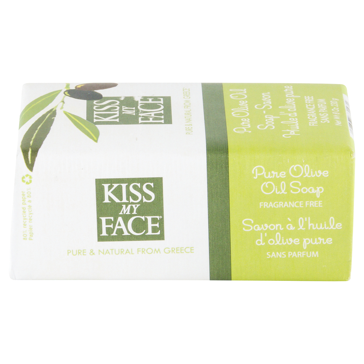 slide 2 of 6, Kiss My Face Pure Olive Oil Bar Soap, 8 oz