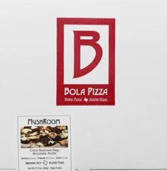 Bola Pizza Mushroom Pizza 12.13 oz