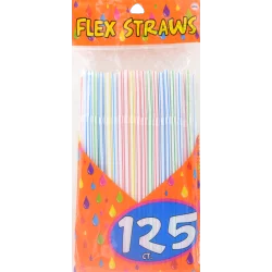 Items 4U! Stripe Flex Straws