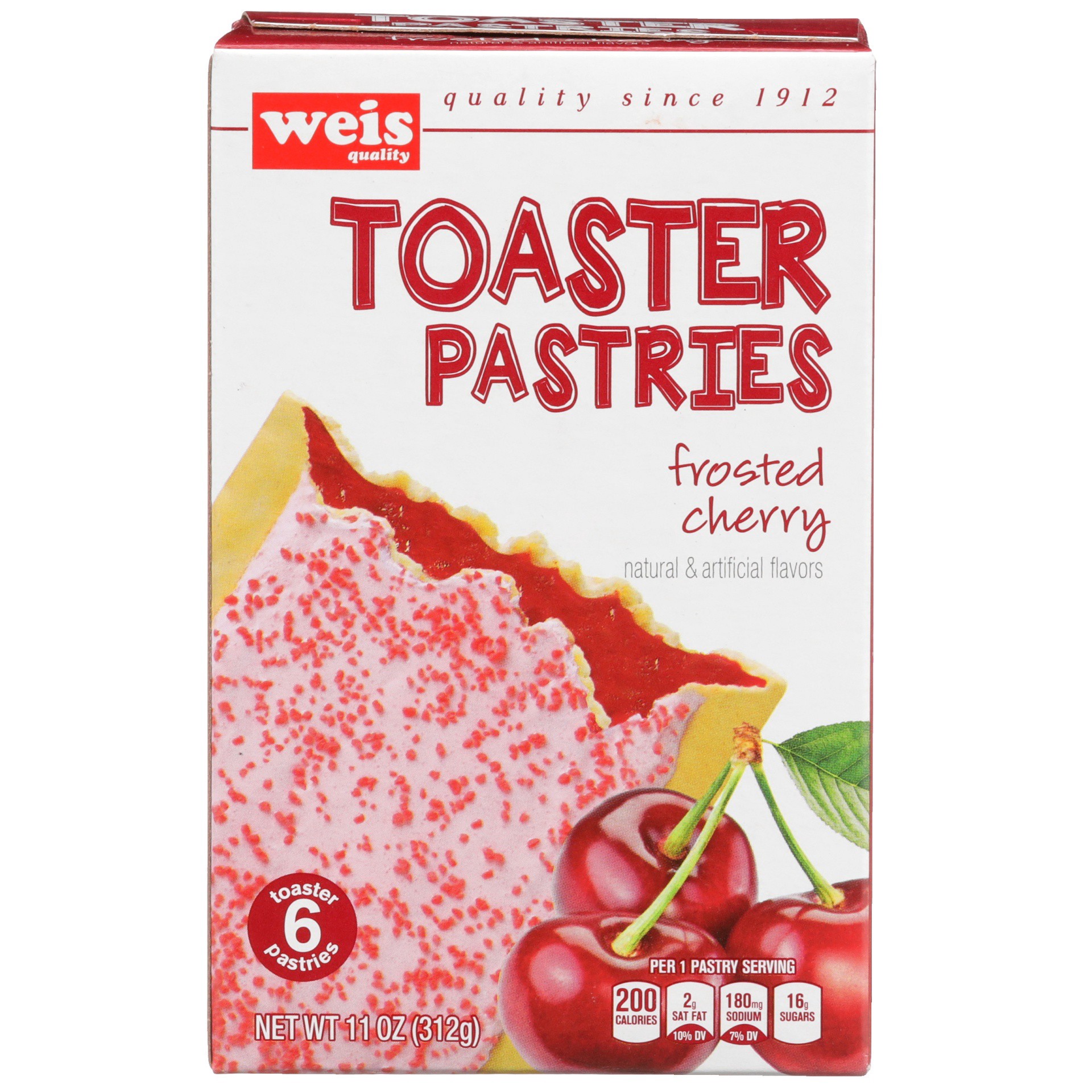 slide 4 of 6, Weis Quality Frosted Cherry Toaster Pastries, 11 oz