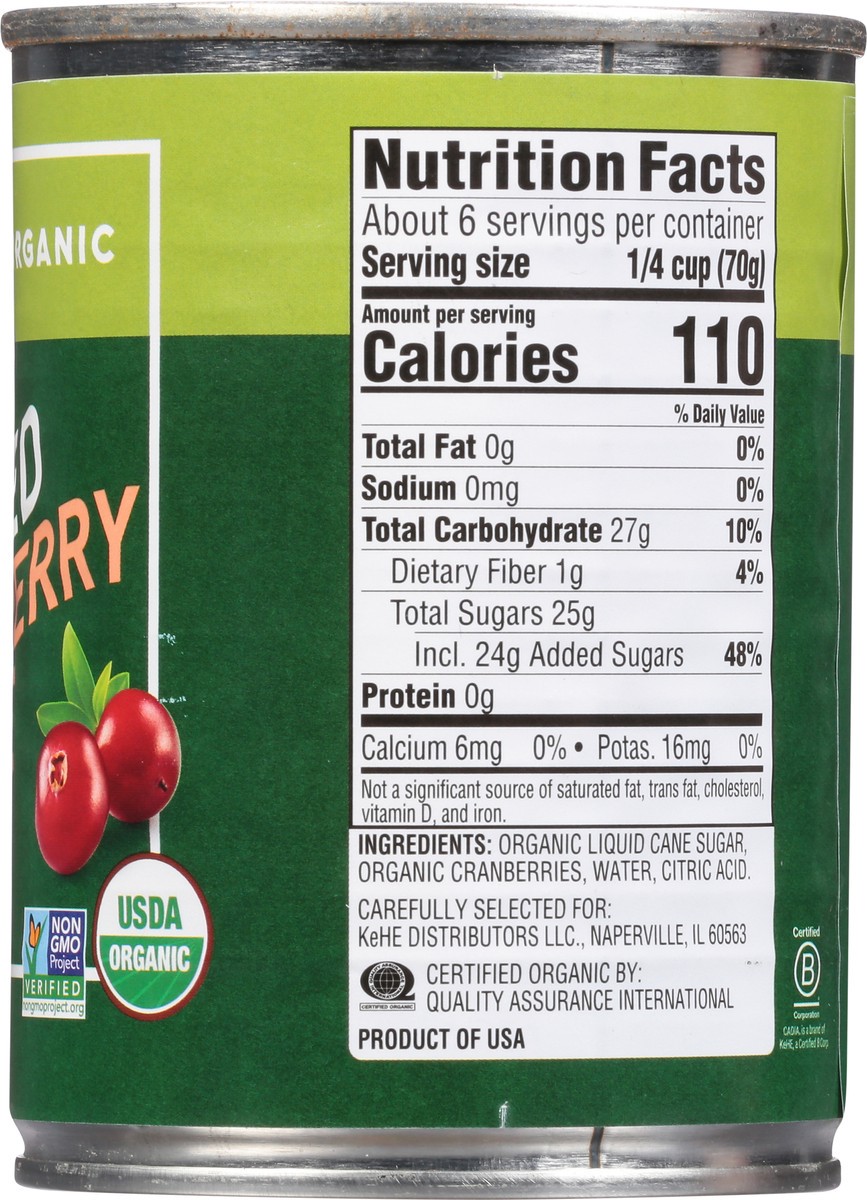 slide 4 of 9, Cadia Sauce Cranberry Je, 14 oz