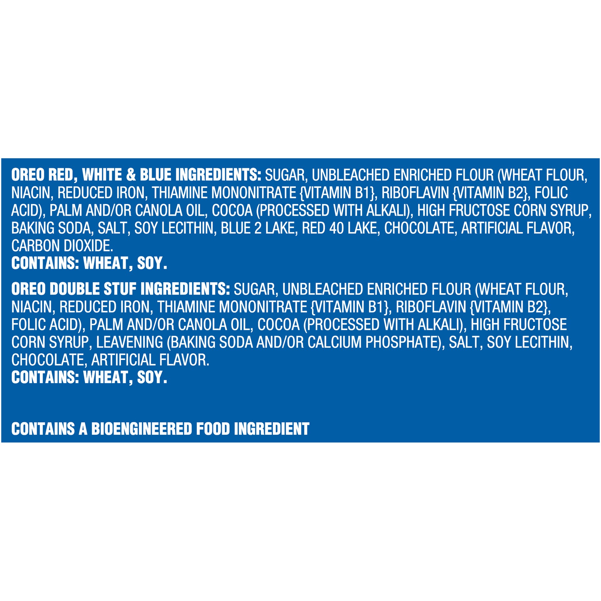 slide 3 of 5, Oreo Double Stuf & Red, White, & Blue with Popping Candy Chocolate Sandwich Cookies Variety Pack 12 ct Box, 13.74 oz