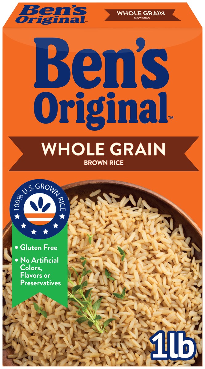 slide 4 of 13, BEN'S ORIGINAL™ Whole Grain Brown Rice, 1 lb. box, 1 lb