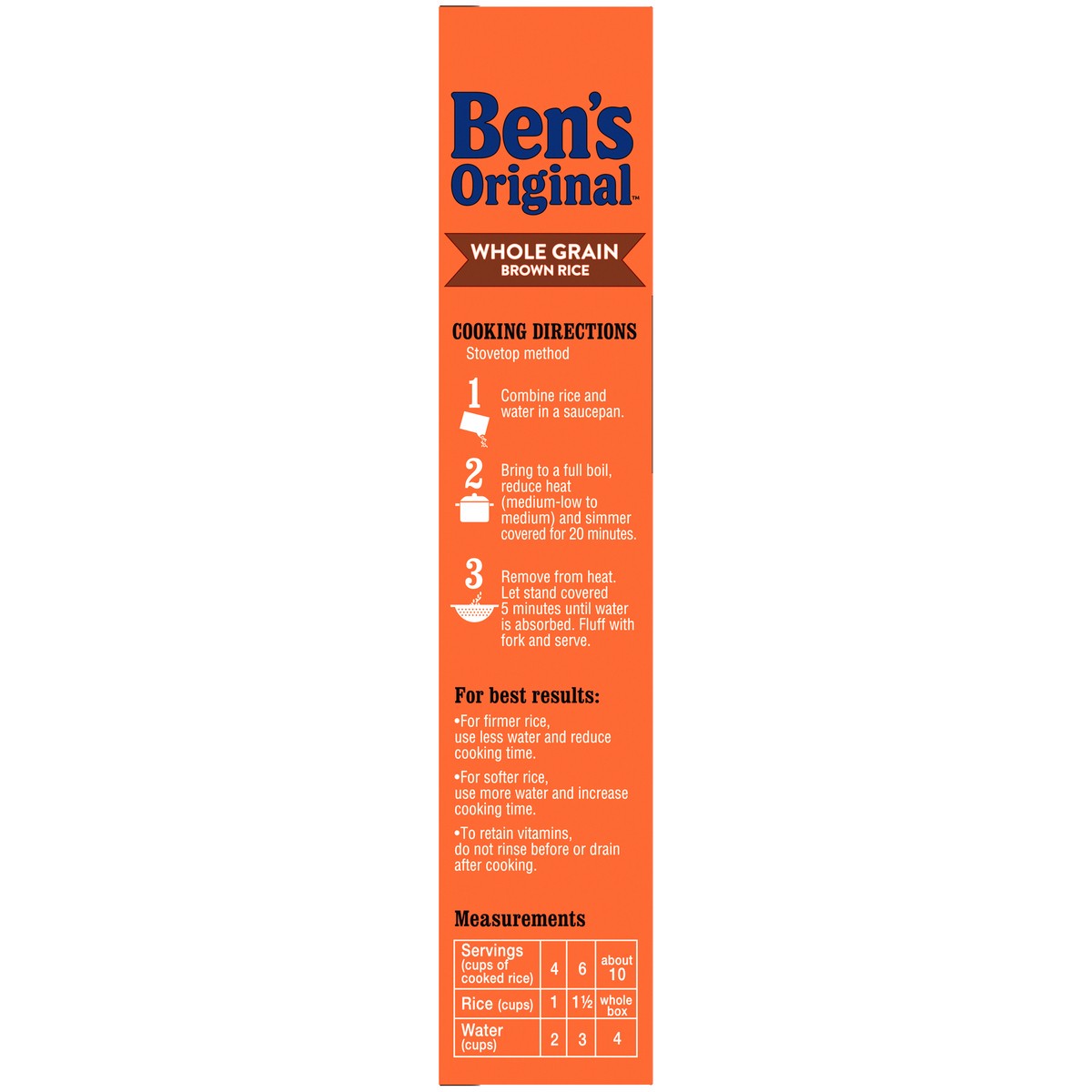 slide 5 of 13, BEN'S ORIGINAL™ Whole Grain Brown Rice, 1 lb. box, 1 lb