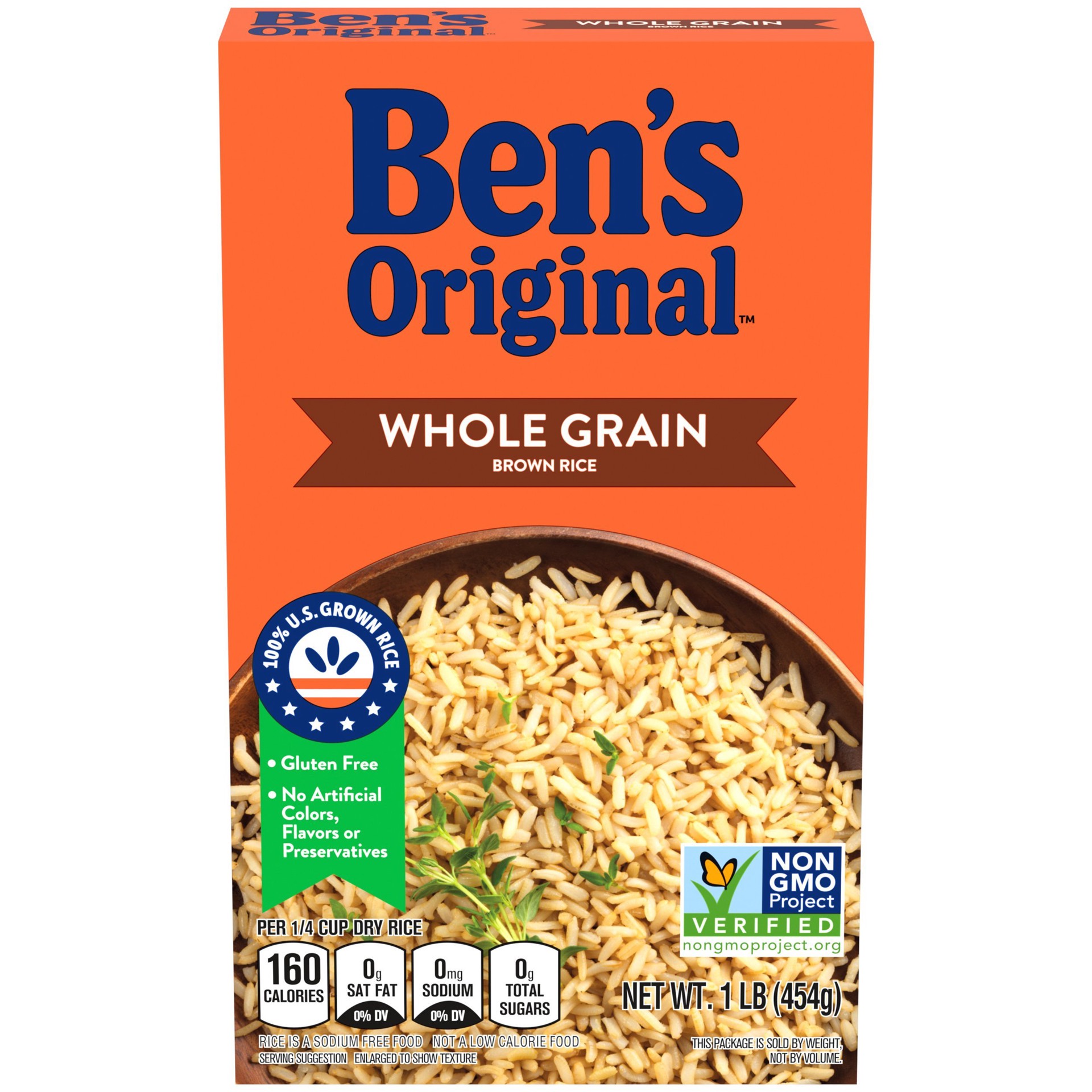 slide 1 of 13, BEN'S ORIGINAL™ Whole Grain Brown Rice, 1 lb. box, 1 lb