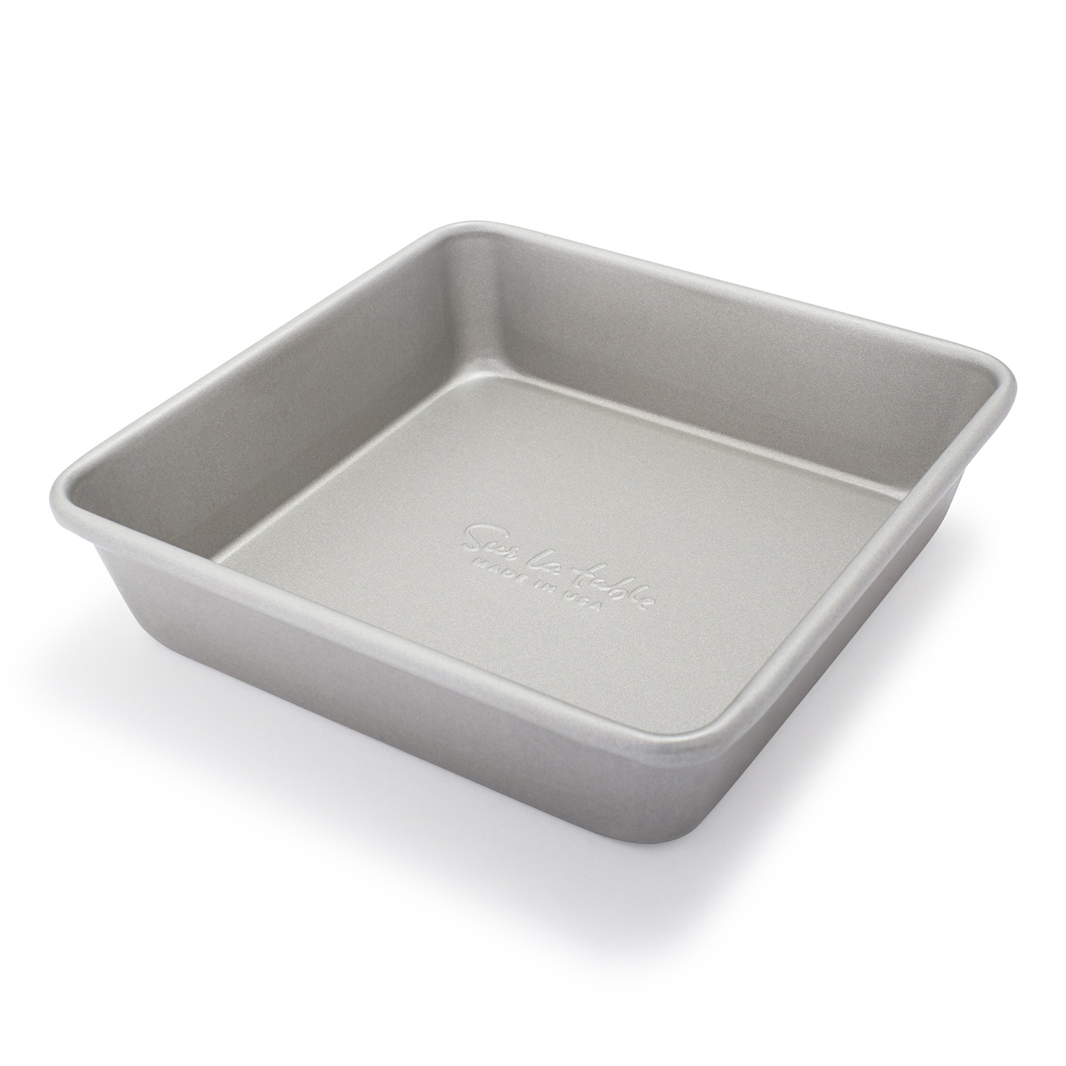 slide 1 of 1, Sur La Table Classic Square Cake Pan, Silver, 8 in x 8 in