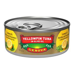 Genova Premium Yellowfin Tuna in Lemon and Herbes de Provence Infused Olive Oil - 5 oz