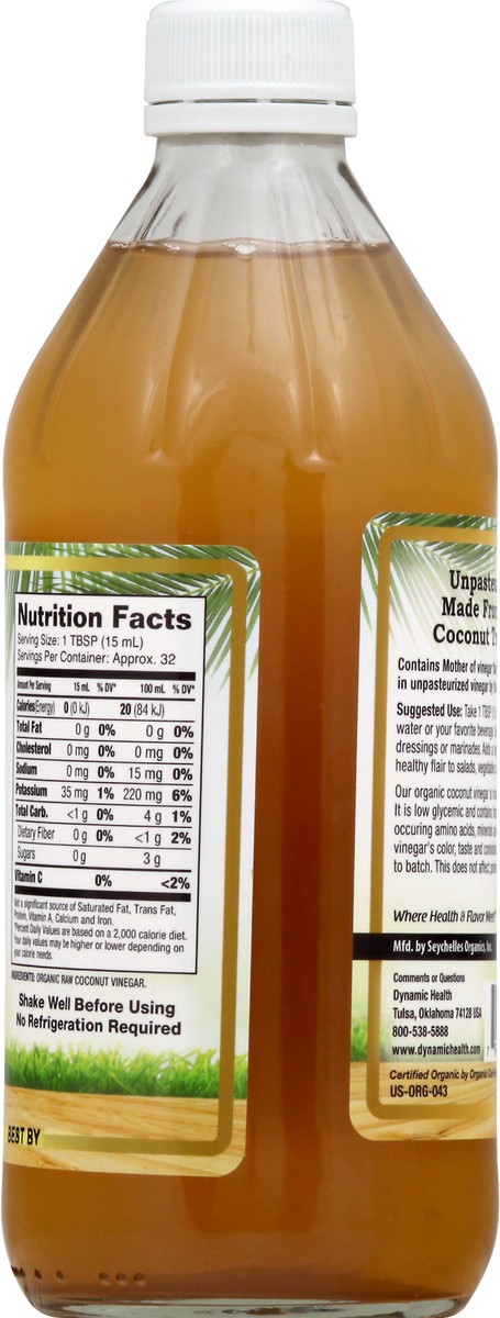 slide 2 of 7, Dynamic Health Coconut Vinegar 16 oz, 16 oz