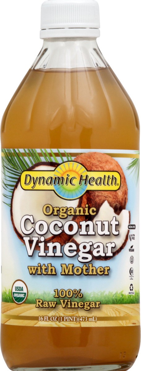 slide 6 of 7, Dynamic Health Coconut Vinegar 16 oz, 16 oz