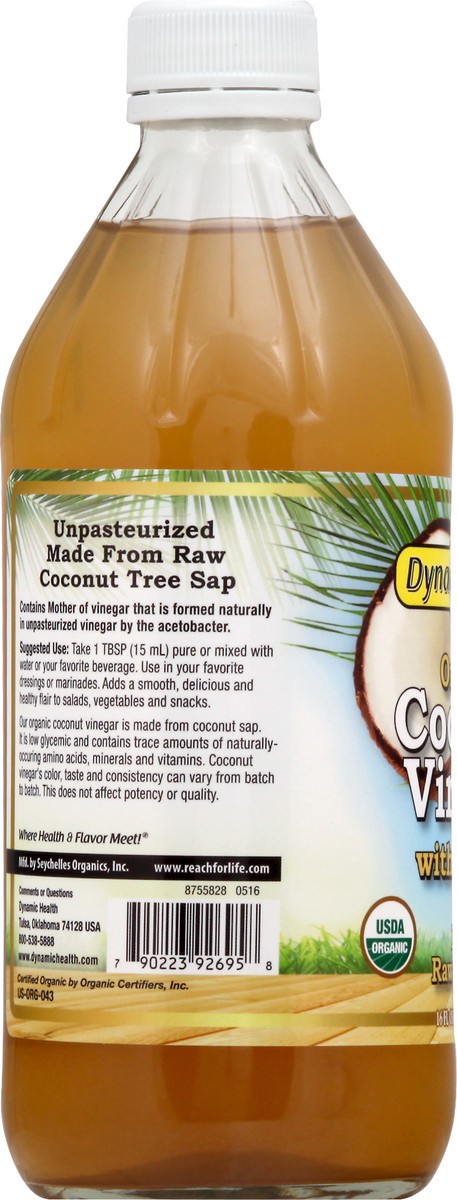 slide 7 of 7, Dynamic Health Coconut Vinegar 16 oz, 16 oz