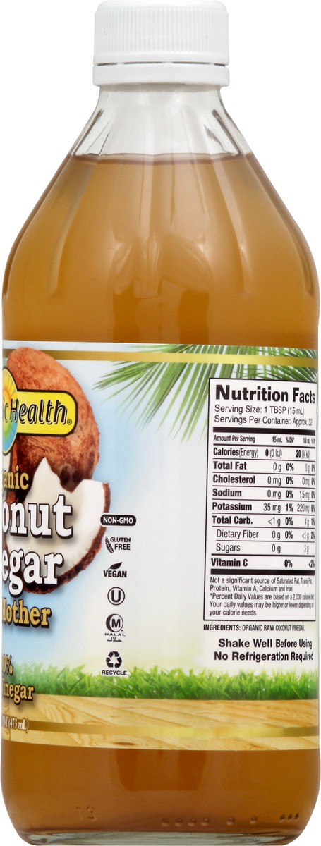 slide 5 of 7, Dynamic Health Coconut Vinegar 16 oz, 16 oz