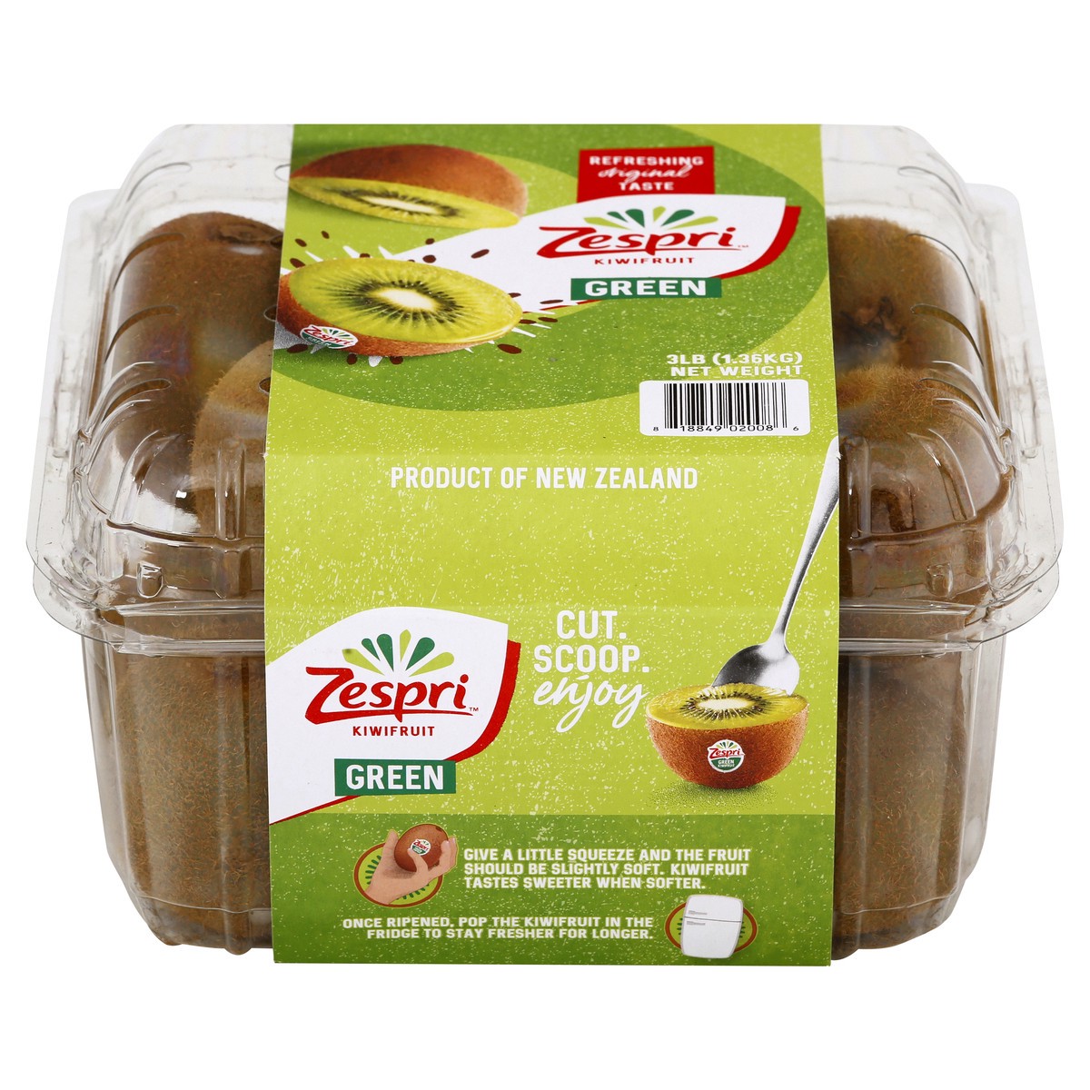 slide 9 of 12, Zespri™ Green Kiwifruit, 3 lb Pkg, 3 lb