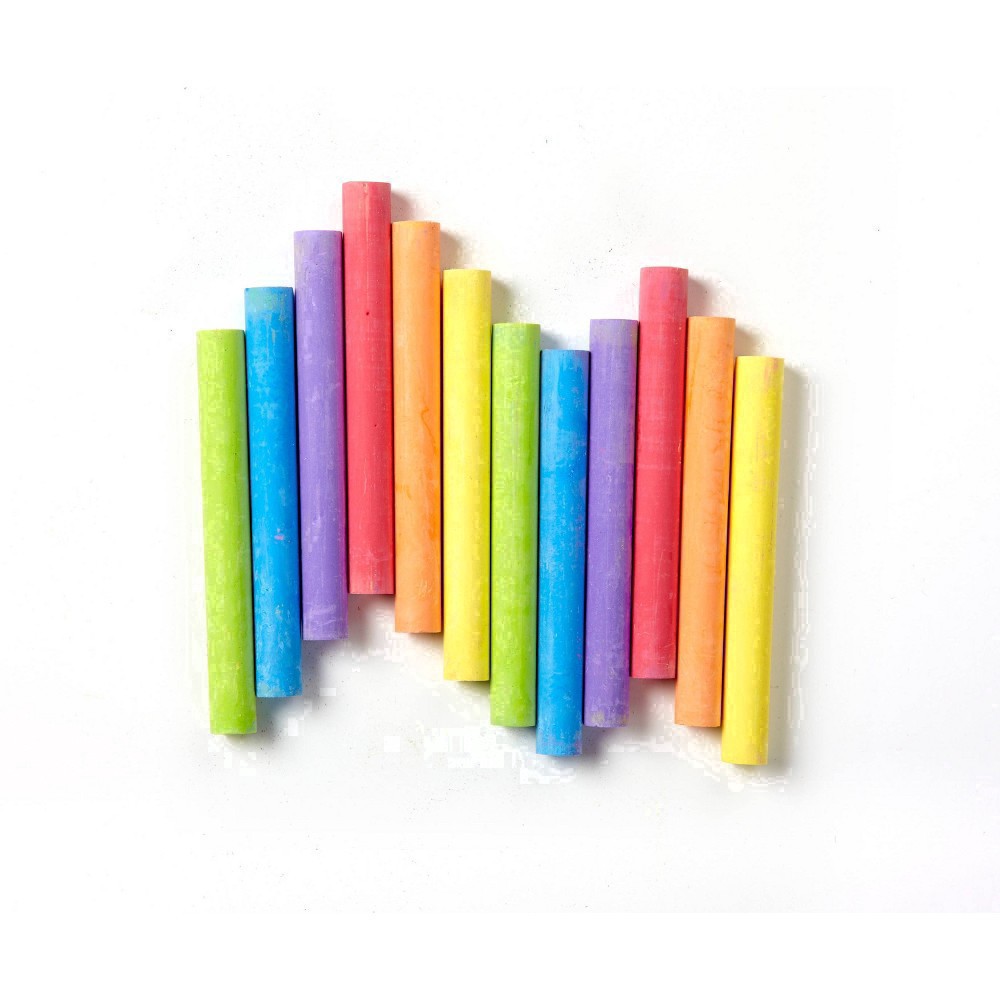 slide 48 of 77, Crayola Chalk - Multicolor, 12 ct