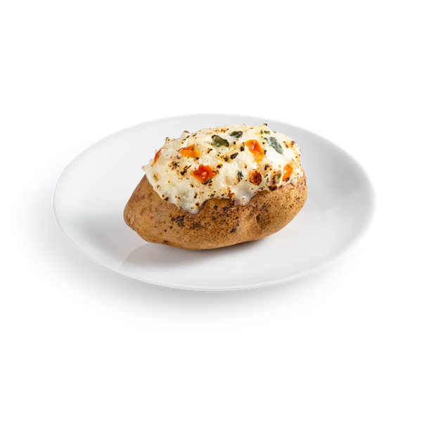 slide 1 of 1, Spinach, Tomato, & Mozzarella Twice Baked Potatoes, 5 oz
