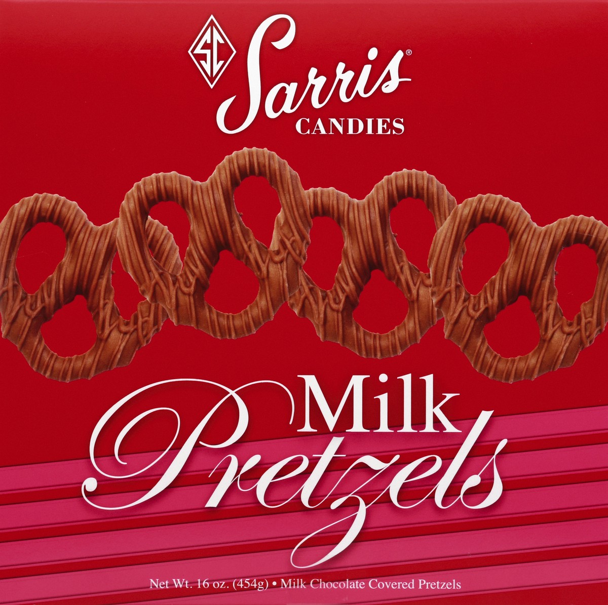 slide 4 of 5, Sarris Candies Sarris Pretzel Box Milk Choclt, 16 oz