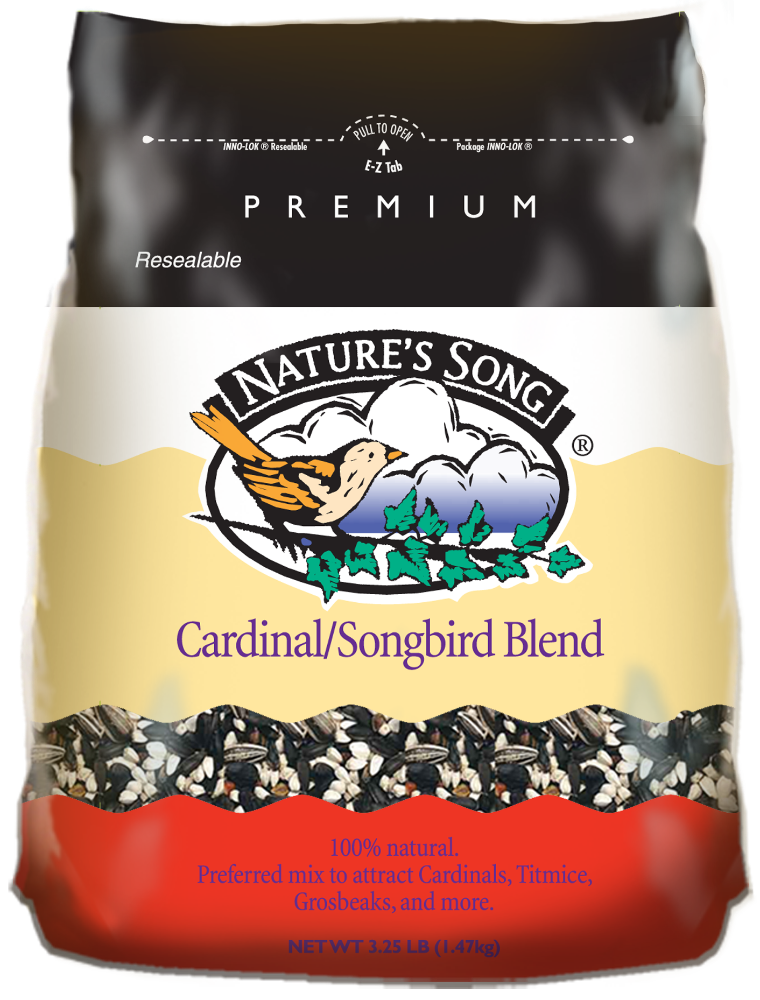 slide 1 of 1, Nature's Song Cardinal Songbird Blend Wild Bird Food, 3.25 lb