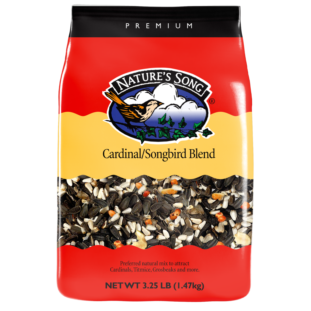 slide 1 of 1, Nature's Song Cardinal Songbird Blend Wild Bird Food, 3.25 lb