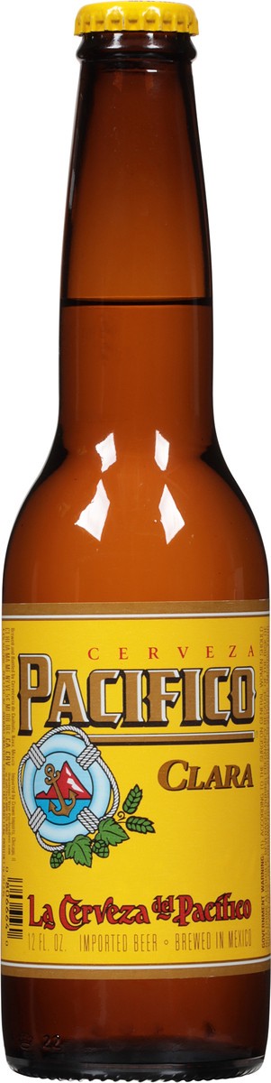slide 4 of 9, Pacifico Clara Mexican Lager Import Beer, 12 fl oz Bottle, 4.4% ABV, 12 fl oz