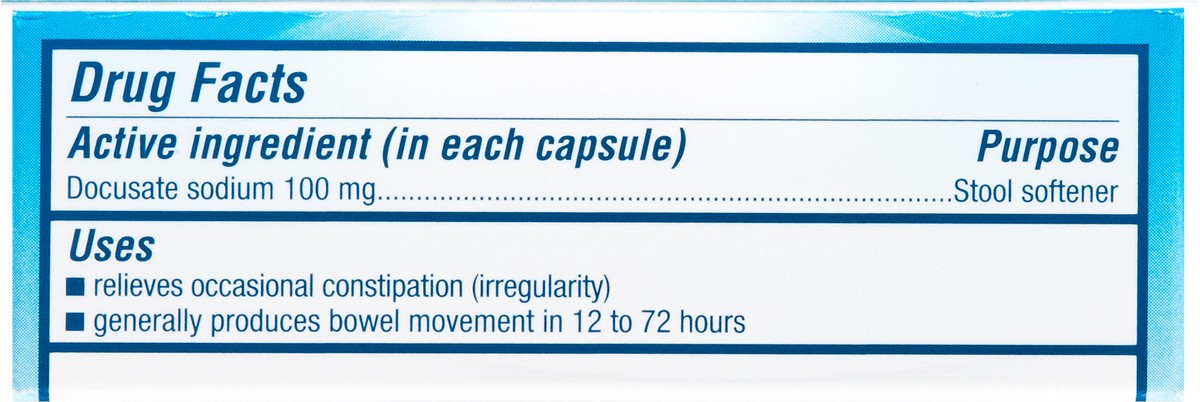 slide 3 of 7, Colace 100mg Capsules 10s, 10 ct