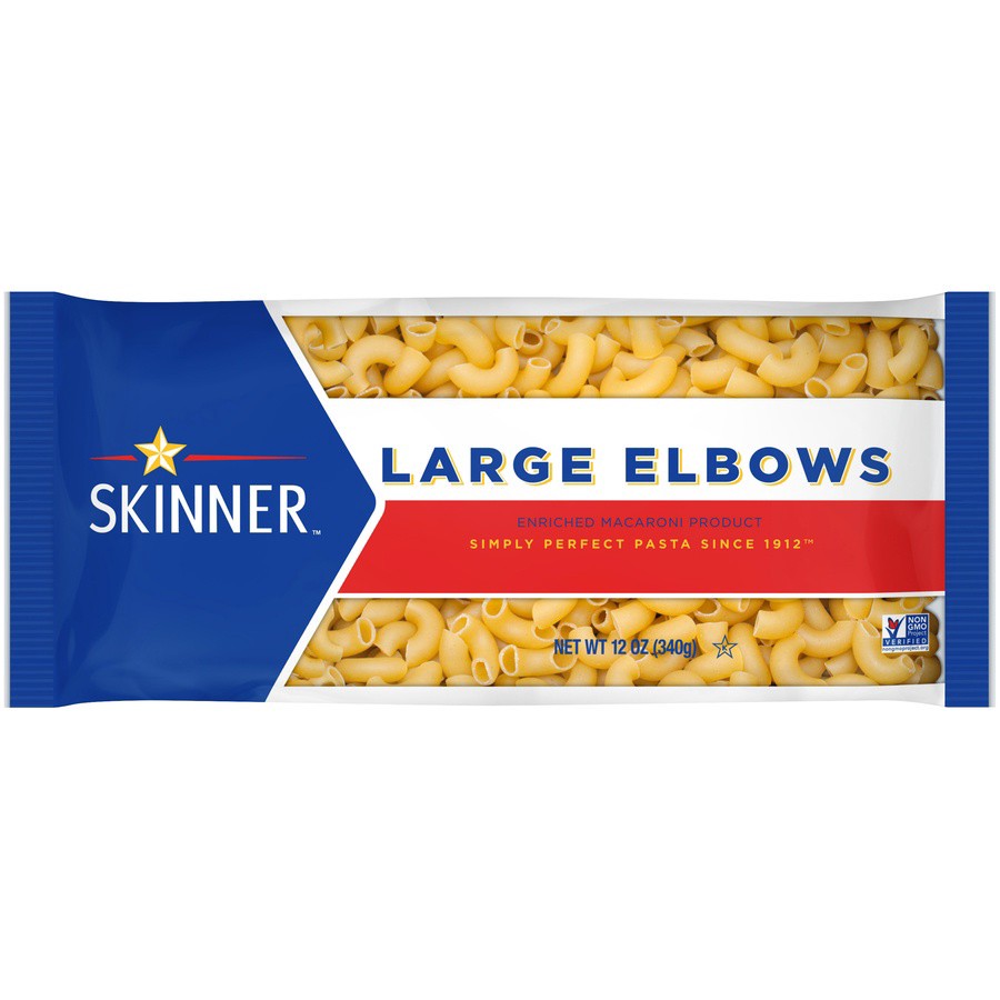 slide 1 of 5, Skinner Elbows 12 oz, 12 oz