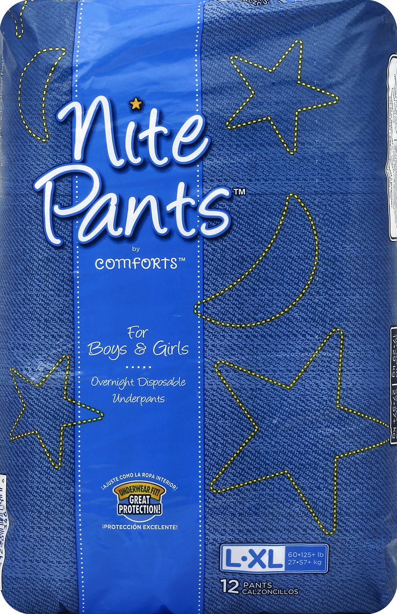 slide 3 of 5, Comforts Underpants 12 ea, 12 ct