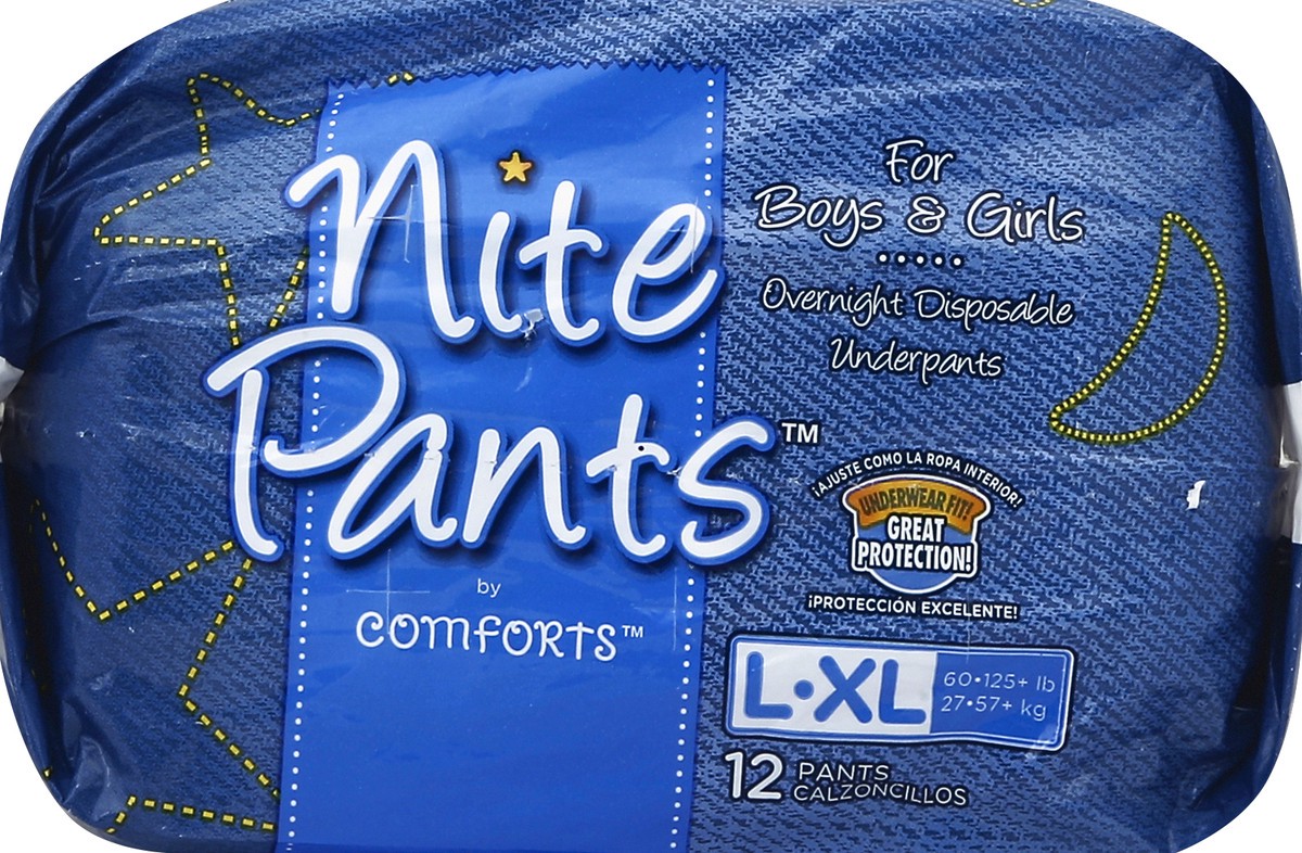 slide 4 of 5, Comforts Underpants 12 ea, 12 ct