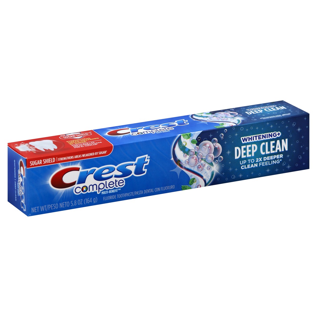 slide 1 of 1, Crest Complete Whitening + Deep Clean Toothpaste - Effervescent Mint, 5.4 oz