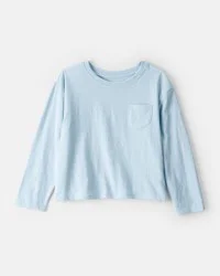 Carter's Carters Girls Pocket Tee - Blue Blue L