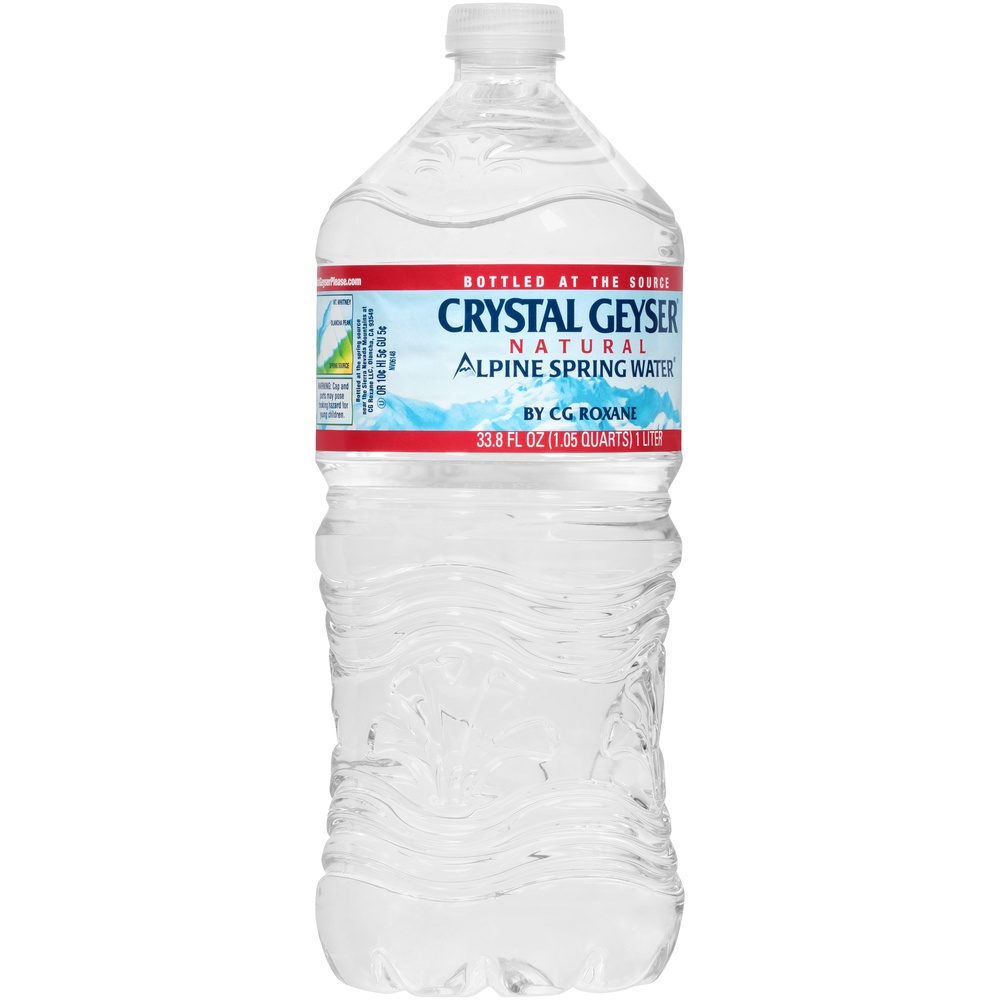 slide 2 of 7, Crystal Geyser® Crystal Geyser Natural Alpine Spring Water By Cg Roxane, 33.8 oz