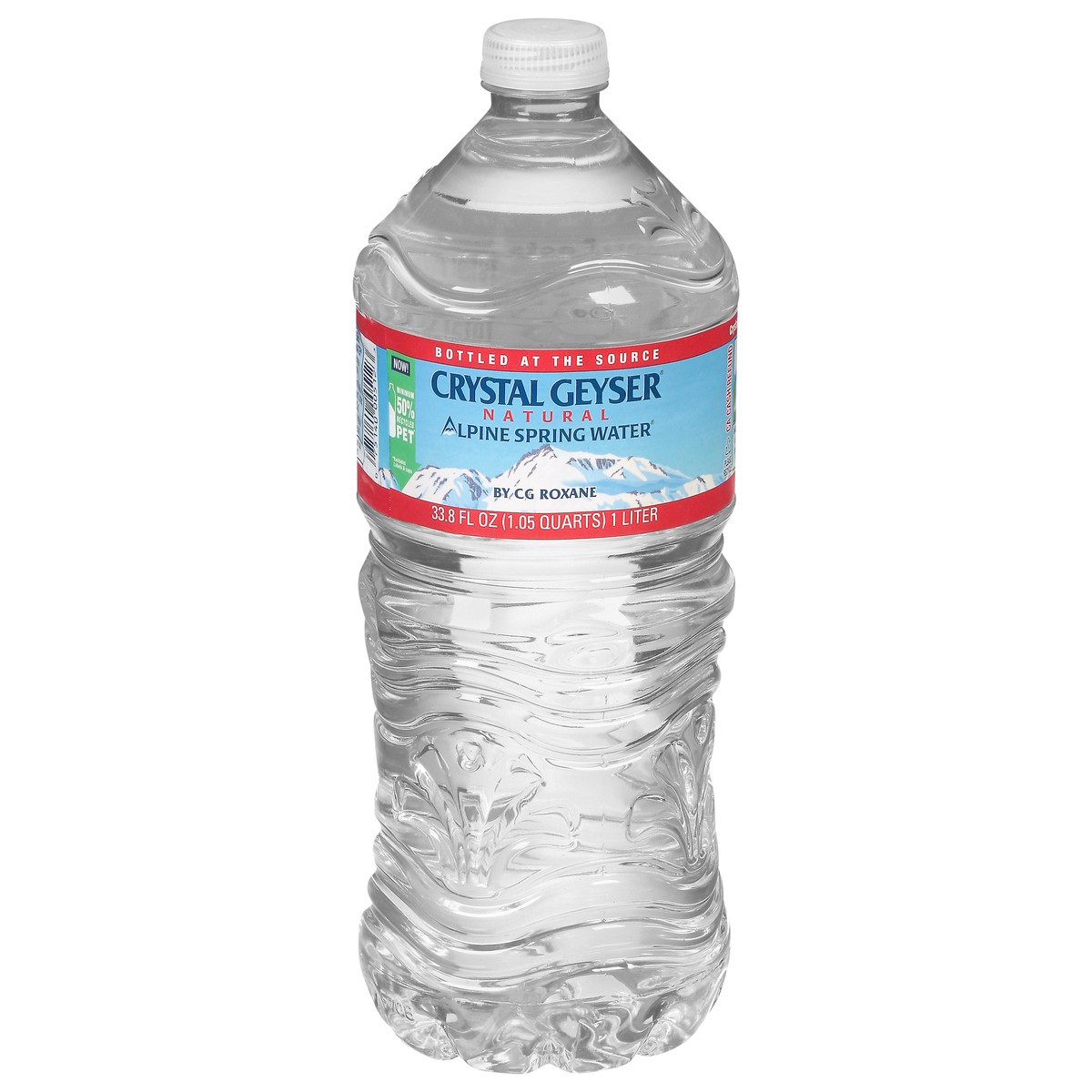 slide 1 of 9, Crystal Geyser Natural Alpine Spring Water 33.8 fl oz, 33 fl oz