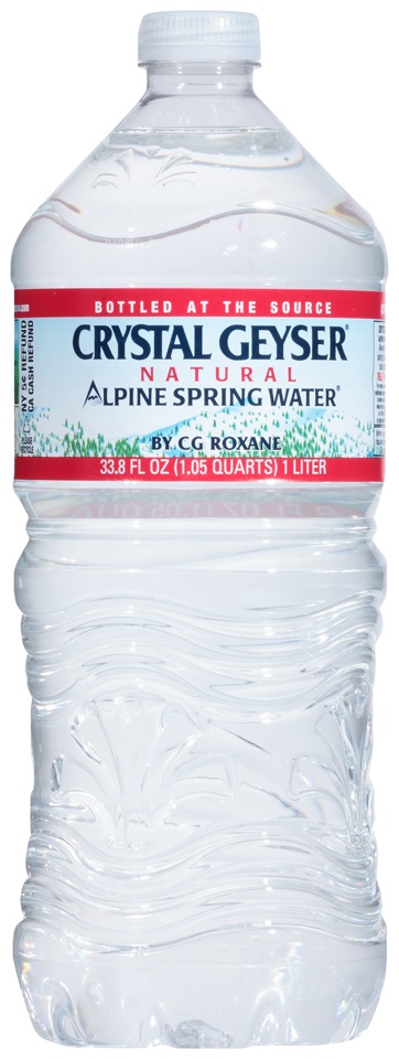 slide 1 of 7, Crystal Geyser® Crystal Geyser Natural Alpine Spring Water By Cg Roxane, 33.8 oz