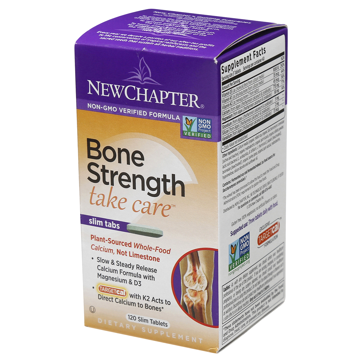 slide 5 of 5, New Chapter Bone Strength Take Care Slim Tablets, 120 ct