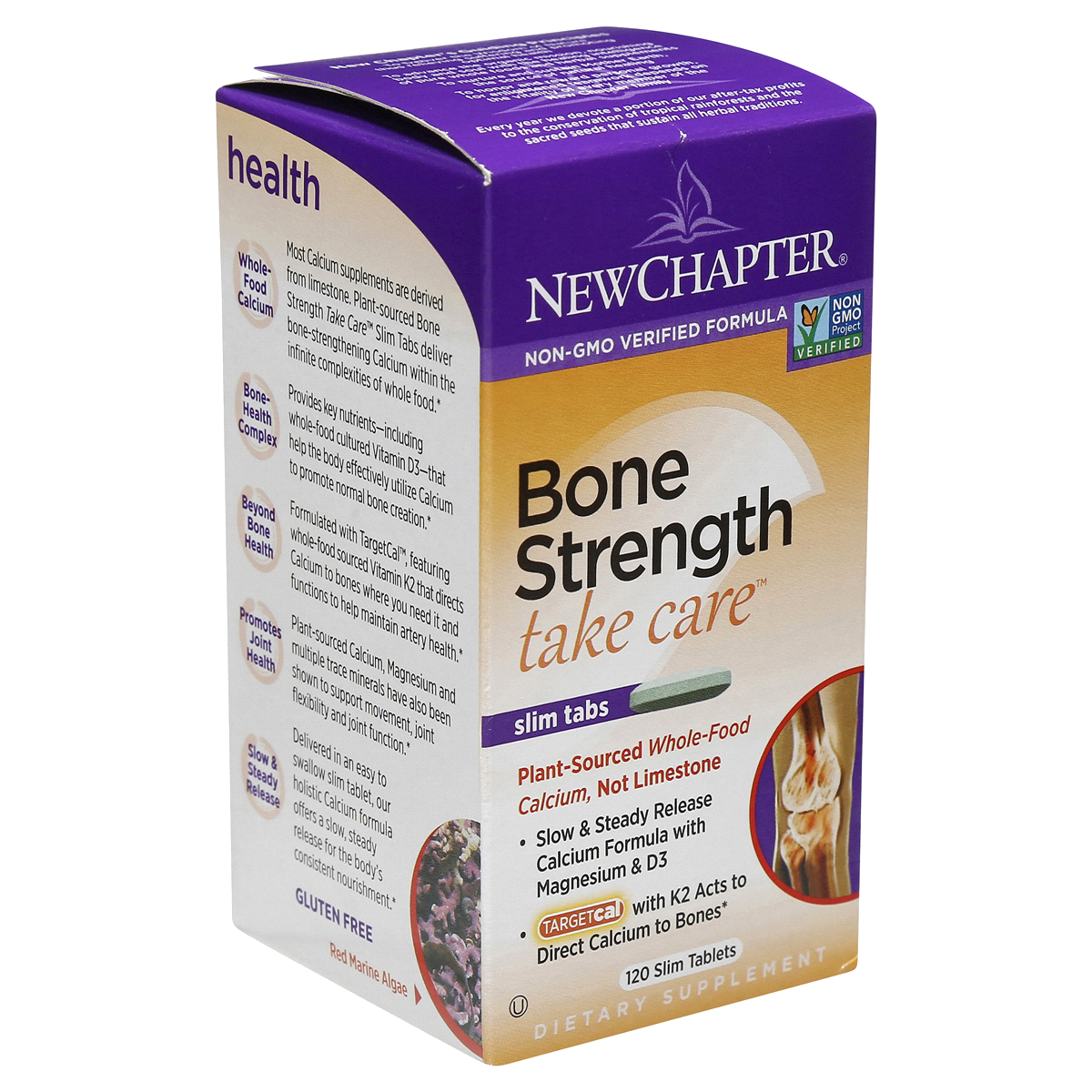 slide 4 of 5, New Chapter Bone Strength Take Care Slim Tablets, 120 ct