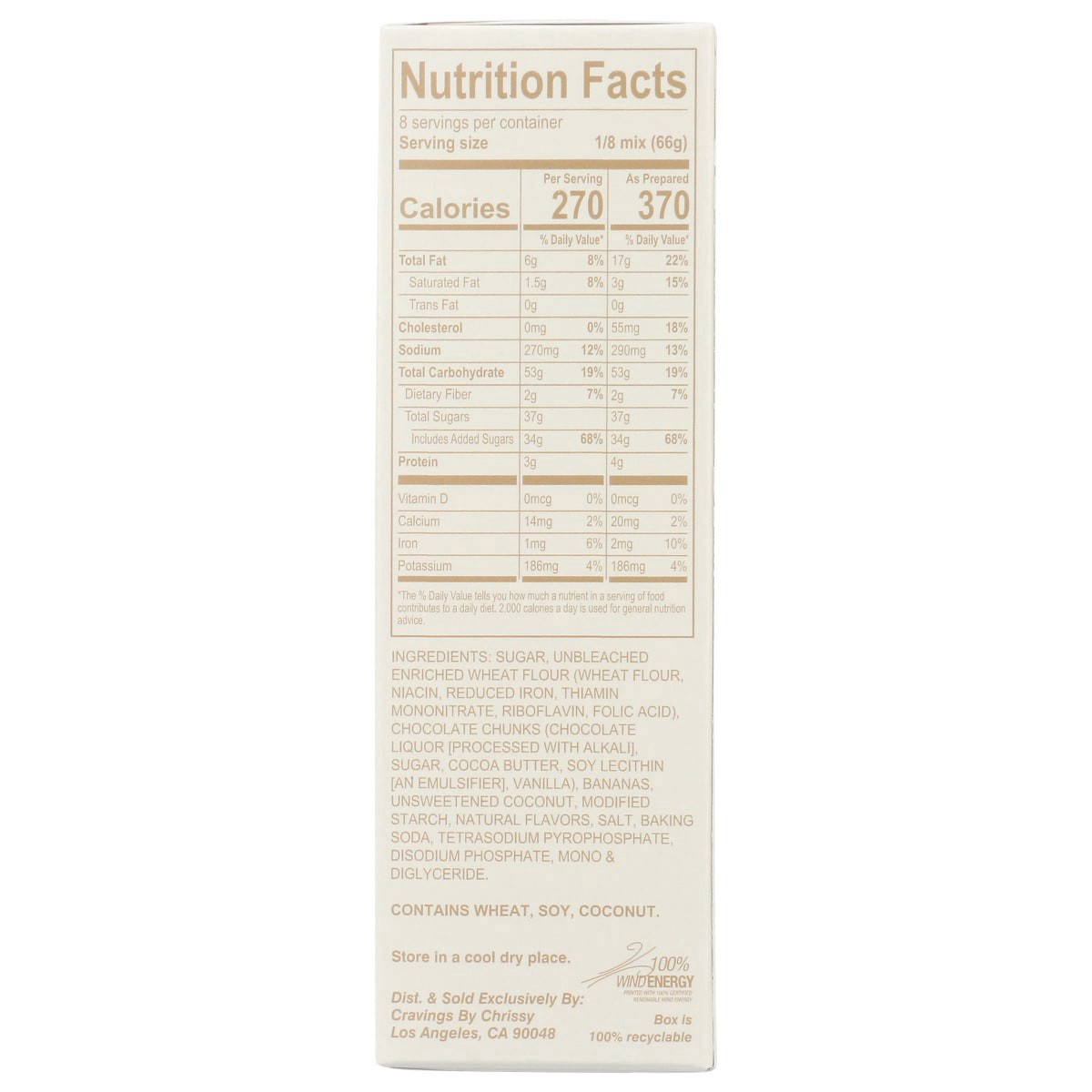 slide 9 of 25, Cravings Bread - Cravings Baking Mix Banana Bread - 18.75 oz, 18.75 oz