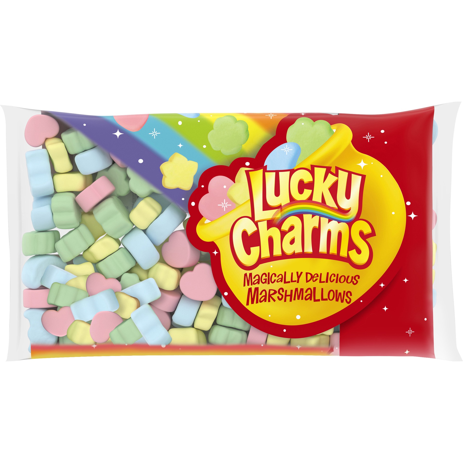 slide 1 of 5, Jet-Puffed Lucky Charms Shaped Magically Delicious Marshmallows, 7 oz Bag, 7 oz
