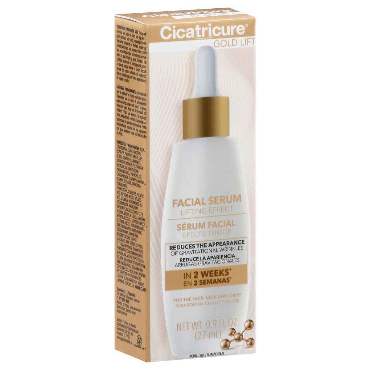 slide 10 of 12, Cicatricure Gold Lift Lifting Effect Facial Serum 0.9 fl oz, 0.9 fl oz