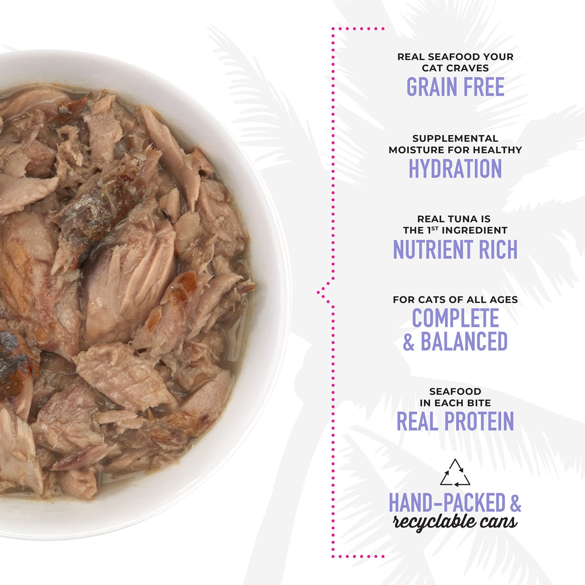 slide 7 of 8, Tiki Cat Luau Wet Cat Food, Ahi Tuna & Mackerel, 6 oz. Can, 6 oz