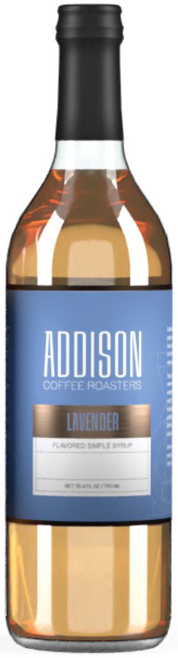 slide 1 of 1, Addison Coffee Roasters Lavender Simple Syrup, 750 ml