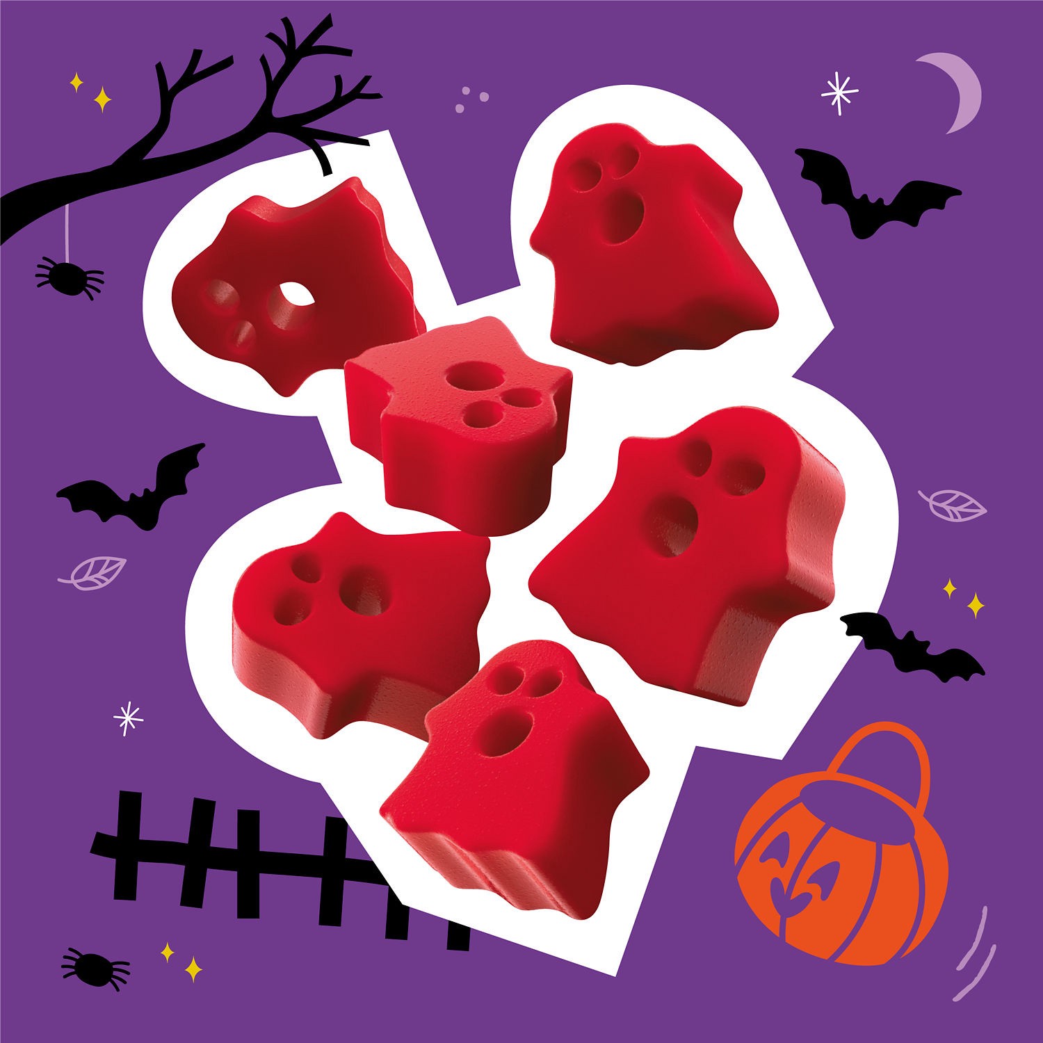 slide 8 of 8, TWIZZLERS Ghosts Cherry Flavored Chewy, Halloween Candy Bag, 7.1 oz, 7.1 oz