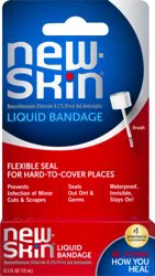 New-Skin Liquid Bandage, Waterproof Bandage for Scrapes and Minor Cuts, 0.3 fl oz