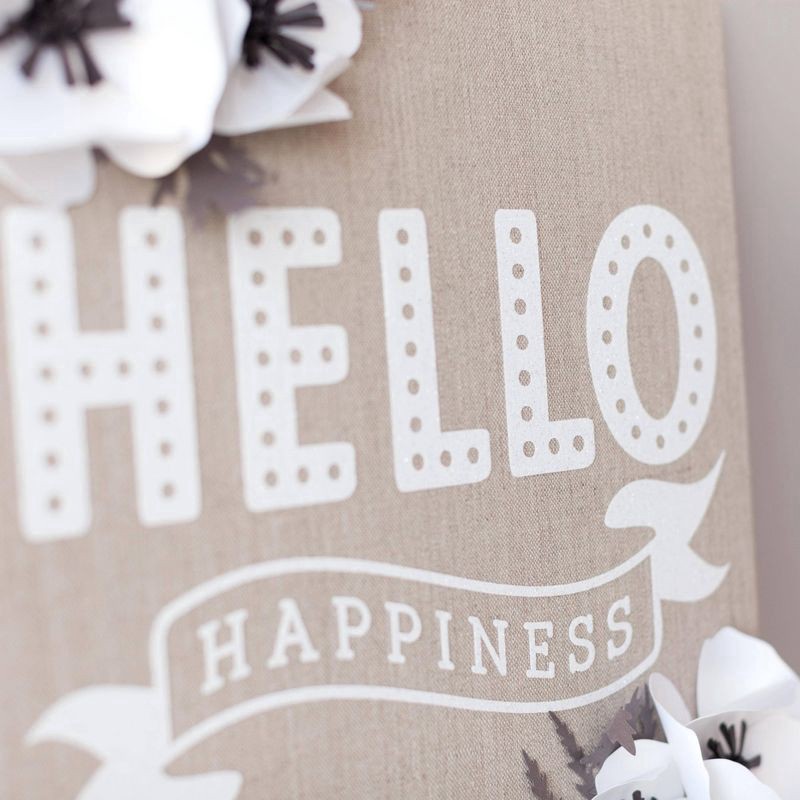 slide 4 of 5, Cricut Glitter Iron-On, White, 1 ct